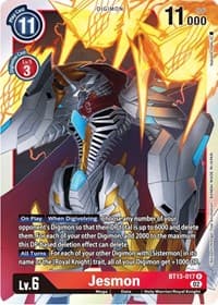 Jesmon - Versus Royal Knights - Digimon Card Game card