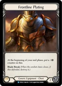 Frontline Plating - Dusk till Dawn - Flesh and Blood TCG card