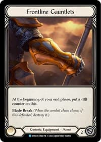 Frontline Gauntlets - Dusk till Dawn - Flesh and Blood TCG card