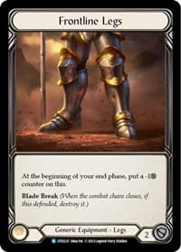 Frontline Legs - Dusk till Dawn - Flesh and Blood TCG card