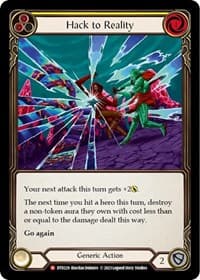 Hack to Reality - Dusk till Dawn - Flesh and Blood TCG card