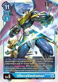 UlforceVeedramon - Versus Royal Knights - Digimon Card Game card