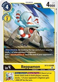 Reppamon - Versus Royal Knights - Digimon Card Game card