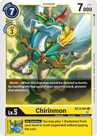 Chirinmon - Versus Royal Knights - Digimon Card Game card