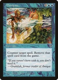 Dissipate - Mirage - Magic: The Gathering card