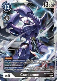 Craniamon - Versus Royal Knights - Digimon Card Game card