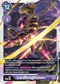 LordKnightmon - Versus Royal Knights - Digimon Card Game card