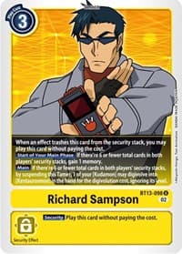 Richard Sampson - Versus Royal Knights - Digimon Card Game card
