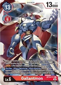 Gallantmon - Versus Royal Knights - Digimon Card Game card