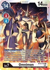 Omnimon - Versus Royal Knights - Digimon Card Game card
