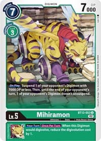 Mihiramon - Versus Royal Knights - Digimon Card Game card