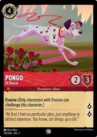 Pongo - Ol' Rascal - The First Chapter - Disney Lorcana card