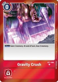 Gravity Crush (Event Pack 5) - Release Special Booster 1.0 - Digimon Card Game card