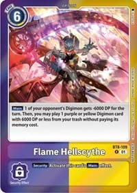 Flame Hellscythe (Event Pack 5) - New Awakening - Digimon Card Game card