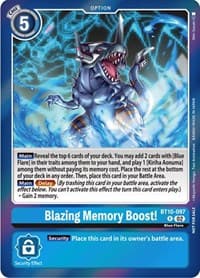 Blazing Memory Boost! (Event Pack 5) - Xros Encounter - Digimon Card Game card
