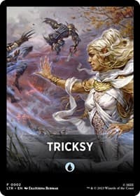 Tricksy Theme Card - Universes Beyond: The Lord of the Rings: Tales of Middle-earth - Magic: The Gathering card