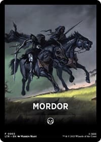 Mordor Theme Card - Universes Beyond: The Lord of the Rings: Tales of Middle-earth - Magic: The Gathering card