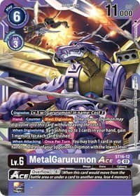 MetalGarurumon ACE (Box Topper) - Versus Royal Knights - Digimon Card Game card