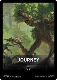 Journey Theme Card - Universes Beyond: The Lord of the Rings: Tales of Middle-earth - Magic: The Gathering card