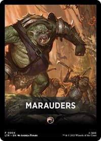 Marauders Theme Card - Universes Beyond: The Lord of the Rings: Tales of Middle-earth - Magic: The Gathering card
