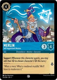Merlin - Self-Appointed Mentor - The First Chapter - Disney Lorcana card