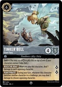 Tinker Bell - Giant Fairy - The First Chapter - Disney Lorcana card