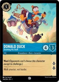 Donald Duck - Strutting His Stuff - The First Chapter - Disney Lorcana card