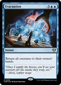 Evacuation - Commander Masters - Magic: The Gathering card