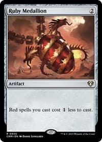 Ruby Medallion - Commander Masters - Magic: The Gathering card