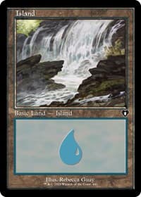 Island (441) (Retro Frame) - Commander Masters - Magic: The Gathering card