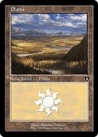 Plains (437) (Retro Frame) - Commander Masters - Magic: The Gathering card