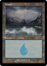 Island (442) (Retro Frame) - Commander Masters - Magic: The Gathering card