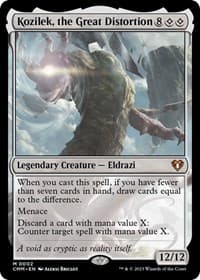 Kozilek, the Great Distortion - Commander Masters - Magic: The Gathering card