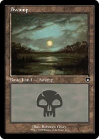 Swamp (444) (Retro Frame) - Commander Masters - Magic: The Gathering card