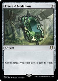 Emerald Medallion - Commander Masters - Magic: The Gathering card
