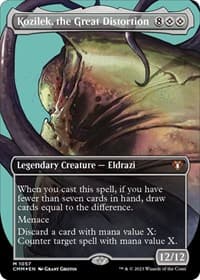 Kozilek, the Great Distortion (Textured Foil) - Commander Masters - Magic: The Gathering card