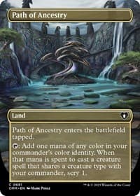 Path of Ancestry (Borderless) - Commander Masters - Magic: The Gathering card