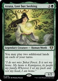 Azusa, Lost but Seeking - Commander Masters - Magic: The Gathering card