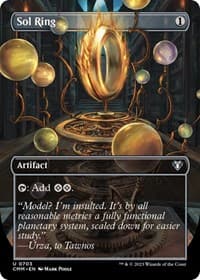 Sol Ring (Borderless) - Commander Masters - Magic: The Gathering card