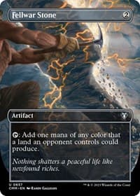 Fellwar Stone (Borderless) - Commander Masters - Magic: The Gathering card