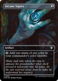 Arcane Signet (Borderless) - Commander Masters - Magic: The Gathering card