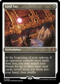 Land Tax (Foil Etched) - Commander Masters - Magic: The Gathering card