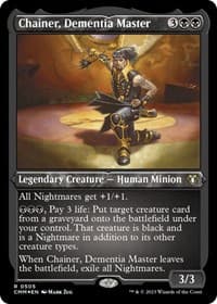 Chainer, Dementia Master (Foil Etched) - Commander Masters - Magic: The Gathering card