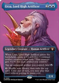 Urza, Lord High Artificer (Textured Foil) - Commander Masters - Magic: The Gathering card