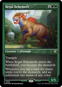 Regal Behemoth (Foil Etched) - Commander Masters - Magic: The Gathering card