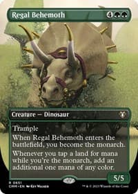 Regal Behemoth (Borderless) - Commander Masters - Magic: The Gathering card