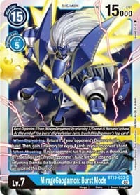 MirageGaogamon: Burst Mode - Versus Royal Knights - Digimon Card Game card