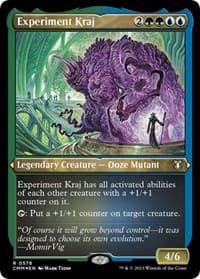 Experiment Kraj (Foil Etched) - Commander Masters - Magic: The Gathering card