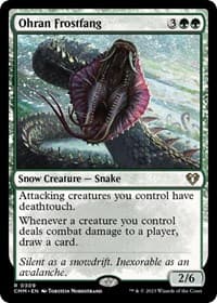 Ohran Frostfang - Commander Masters - Magic: The Gathering card