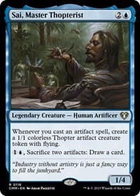 Sai, Master Thopterist - Commander Masters - Magic: The Gathering card